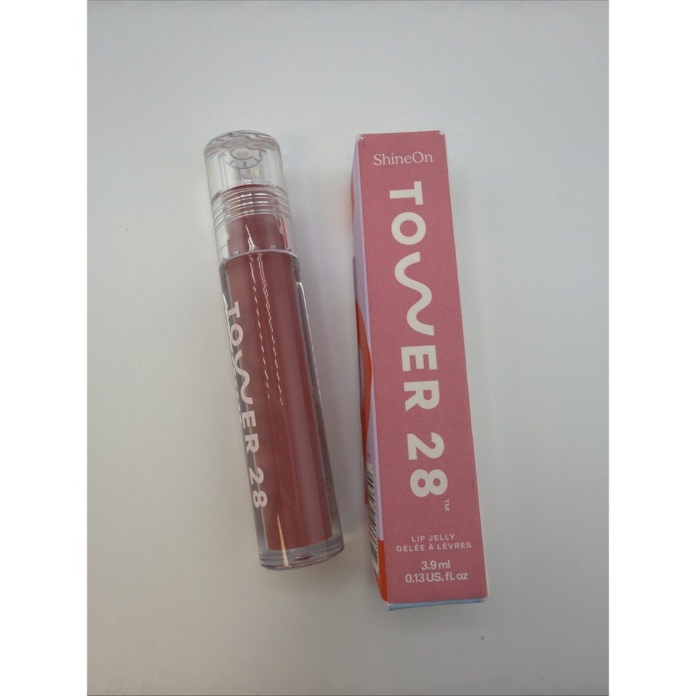 Tower 28 Beauty ShineOn Lip Jelly‎ Gloss Shade Pistachio 0.13oz Travel Size